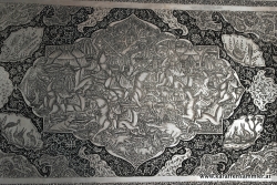 details of finely engraved decoration