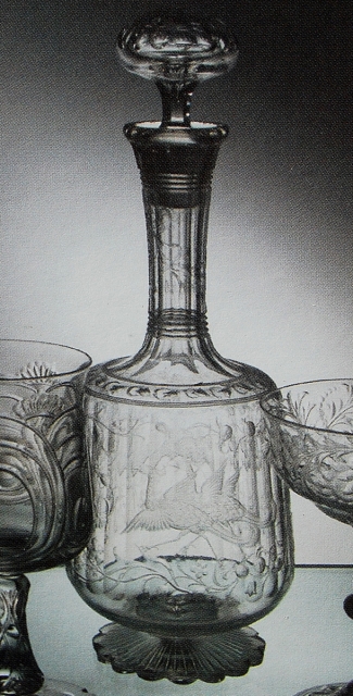 Similar Stourbridge Decanter about 1890